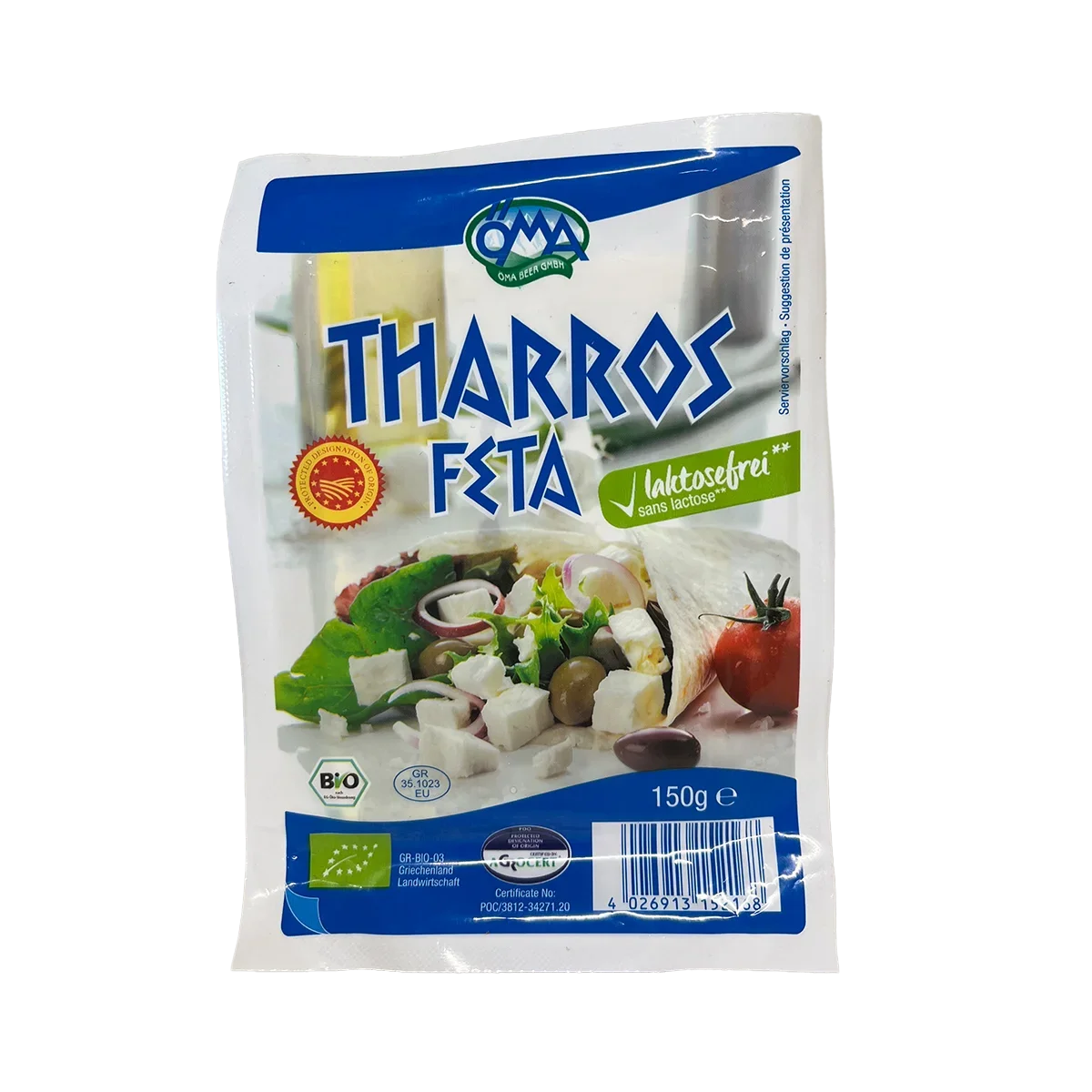 Feta PDO Tharros verpakt